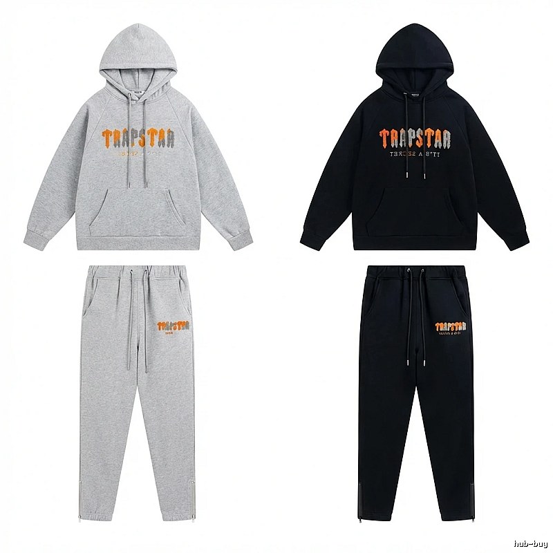 Trapstar Printed Streetwear Set (Grey/Black)