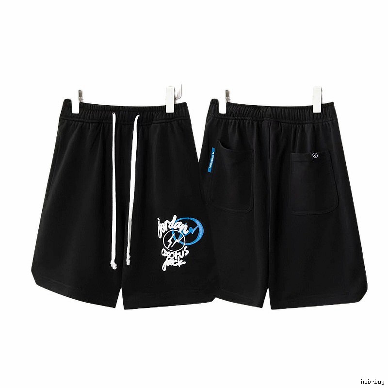Travis Scott Cactus Jack Street Style Black Shorts