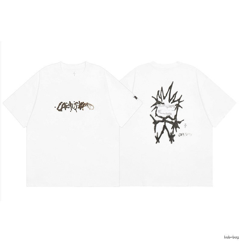 Travis Scott Gift Ready Graphic T-shirt Brown Travis Scott with Standout Detail