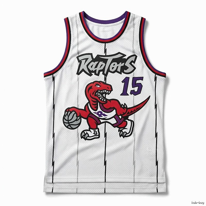 Vince Carter's white jersey of the Raptors team.