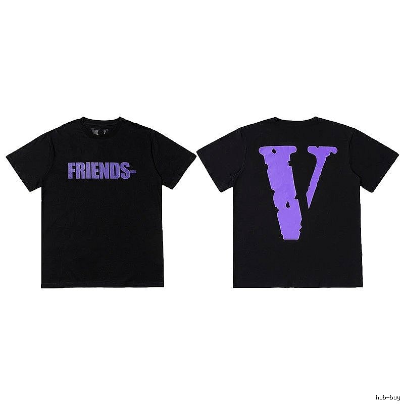 Vlone Lightweight Logo T-shirt Black Purple Vlone for Gift Ideas