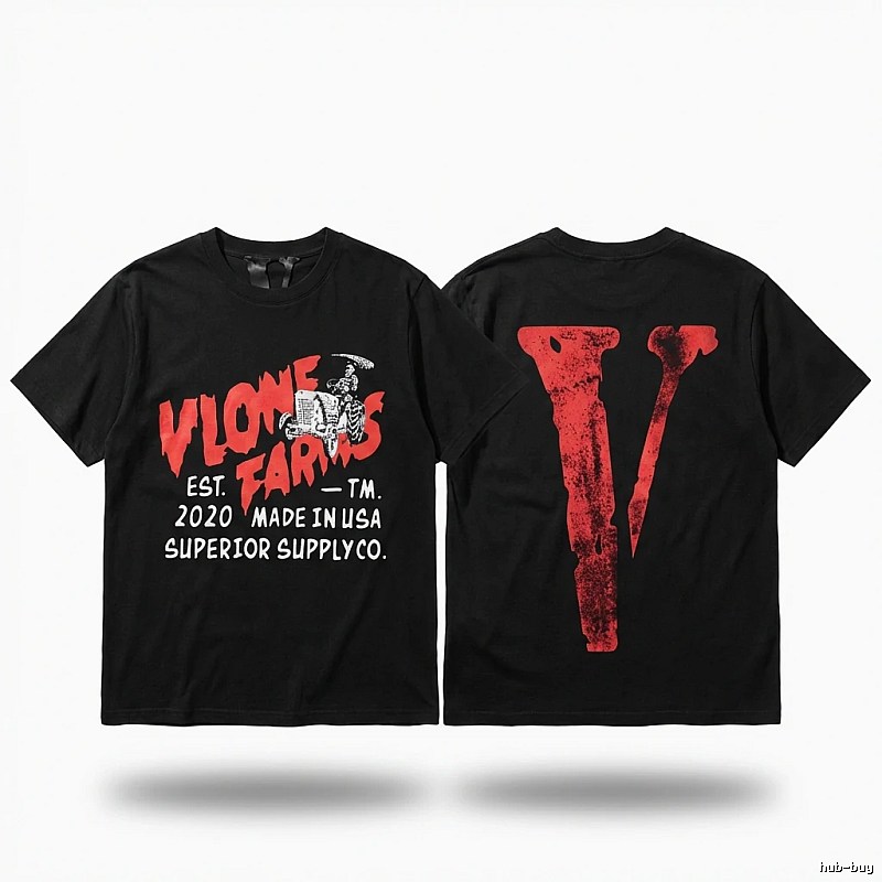 Vlone retro-style black T-shirt