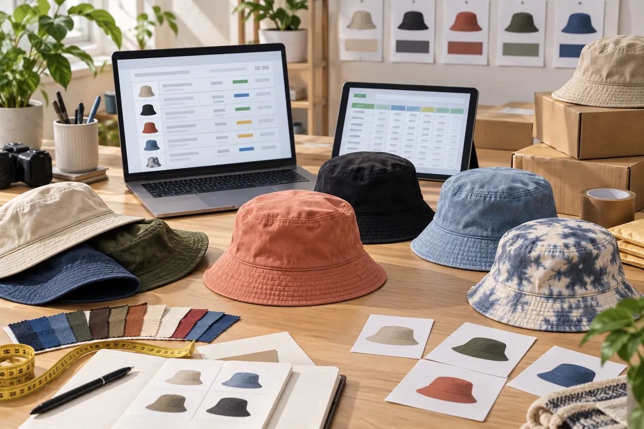 Hubbuy Bucket Hat List: Site vs Sheets visual guide for hubbuy